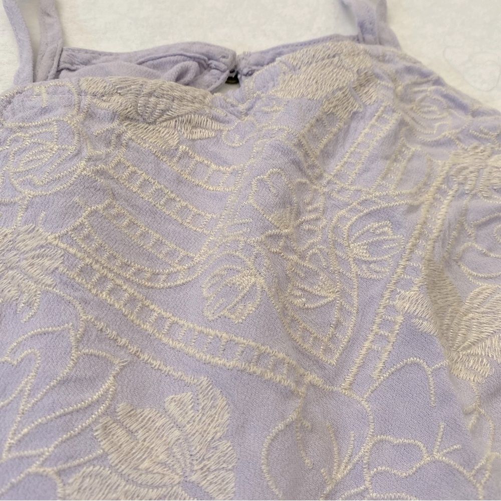 Purple/ Lilac Floral design Tank